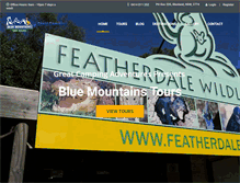 Tablet Screenshot of bluemountainstours.com.au